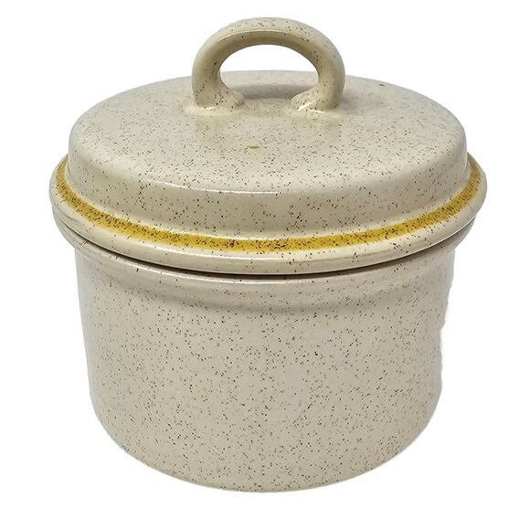 Hearthside Stoneware Other - Hearthside Stoneware Sugar Bowl and Lid Garden Festival Japan Vtg Hand Painted